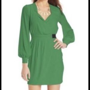 XOXO Green Chiffon Tulip Dress
